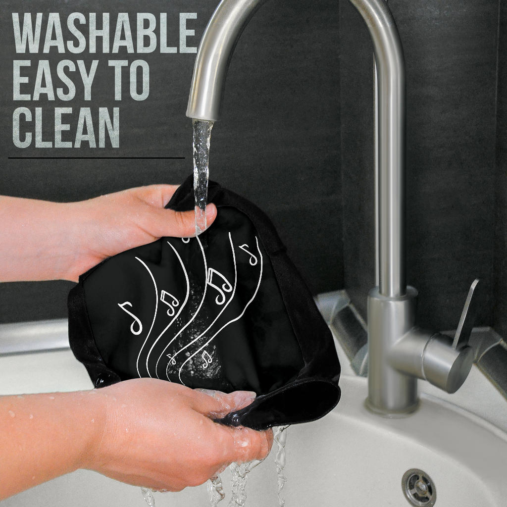 Music Notes Style Headrest Covers