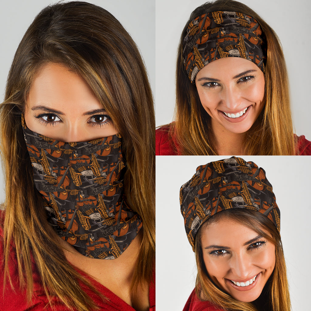 Music Instruments Art Bandana 3-Pack