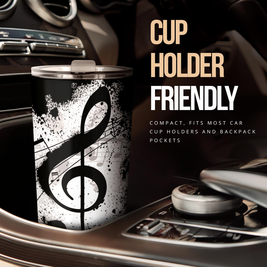 Treble Clef Tumbler