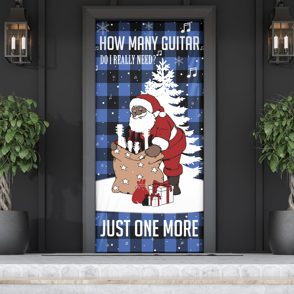 Just One More Guitar Blue Door Sock