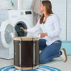 Wood Metal Snare Drum Laundry Basket