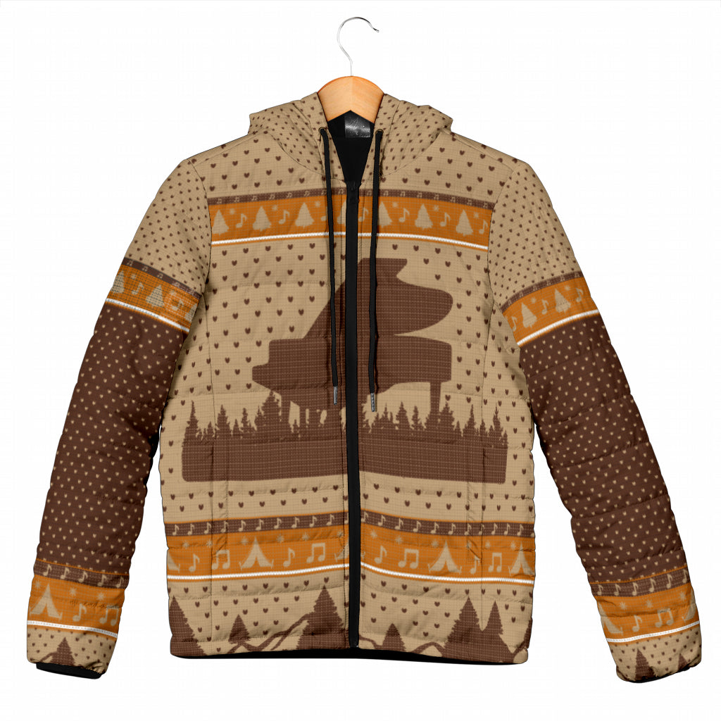 Grand Piano Christmas Hooded Jacket
