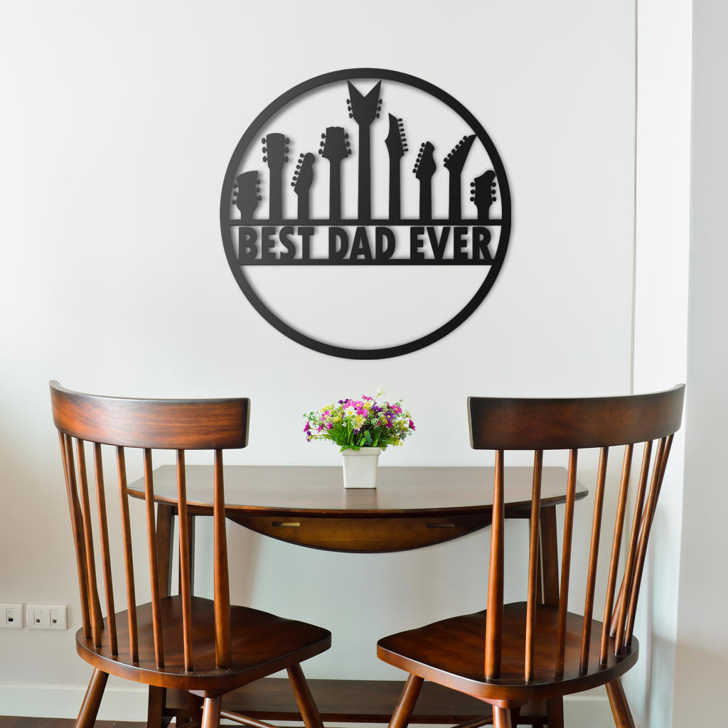 Best Dad Ever Metal Sign