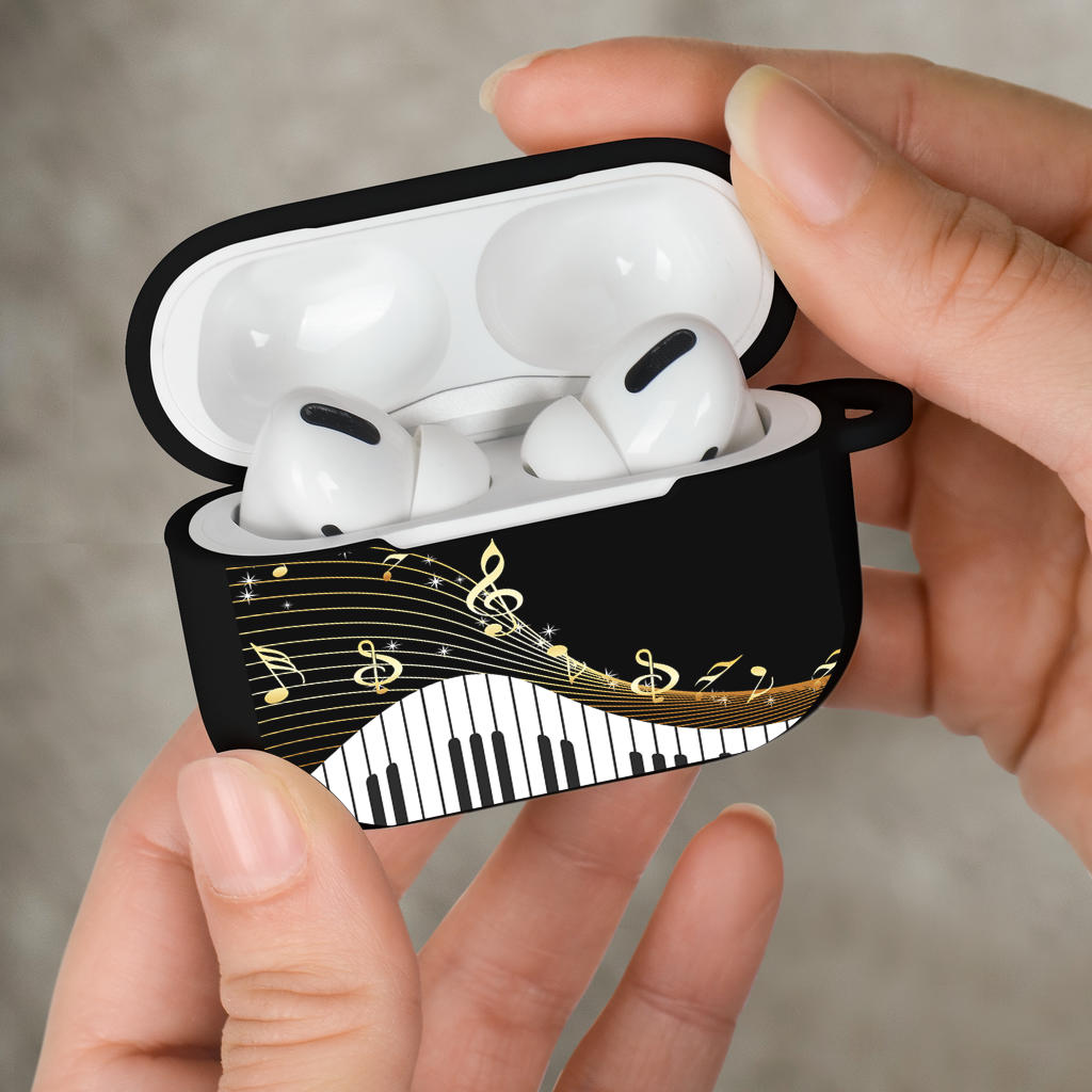 Piano Music Notes AirPods Case Cover