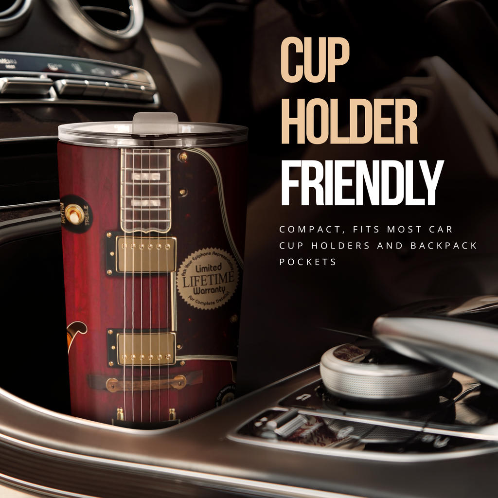 Red Electric Guitar Tumbler