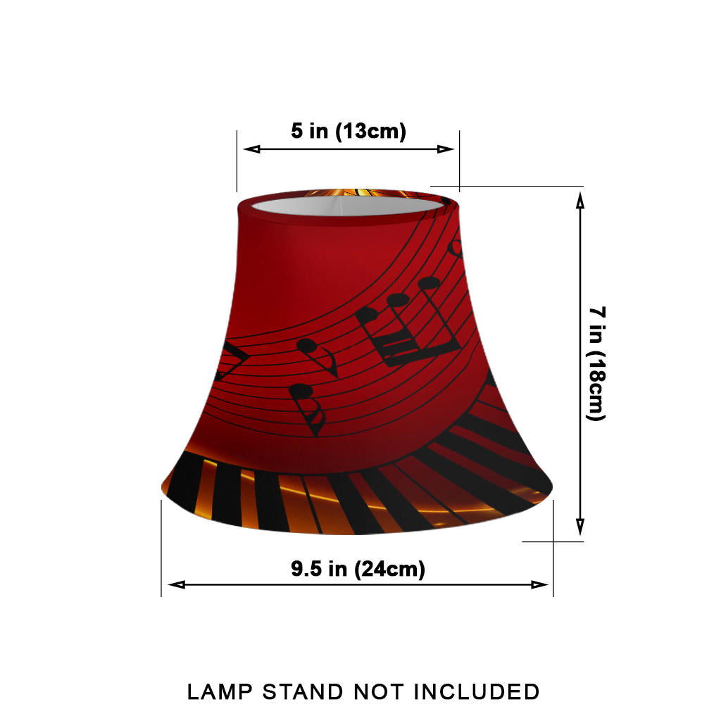 Music Red Lamp Shade