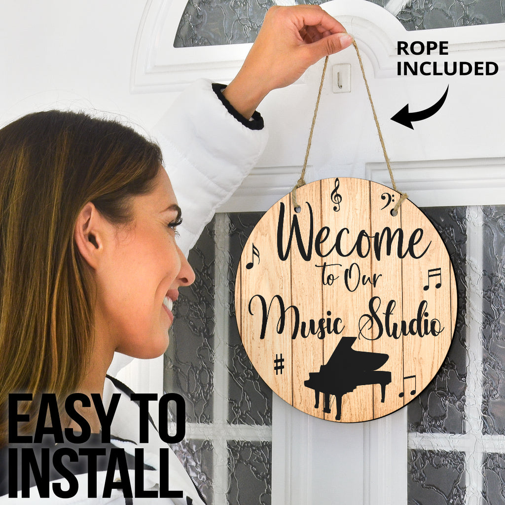 Music Studio Door Sign