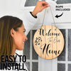 Music Notes Welcome Door Sign