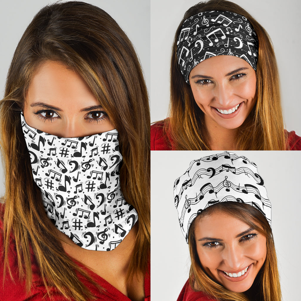 Music Notes Vector Bandana 3-Pack