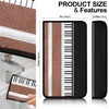 Piano Leather Seat Belt Covers