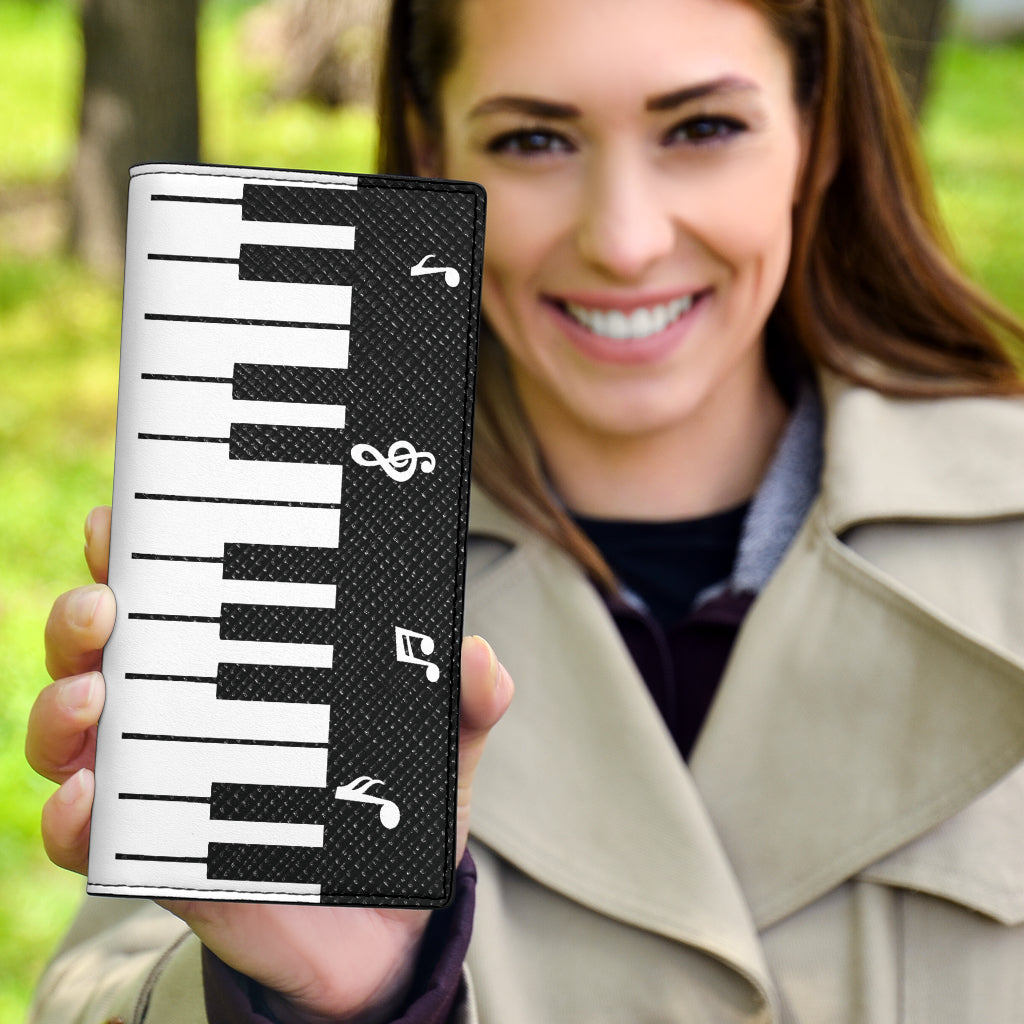 Music Notes Piano Wallet
