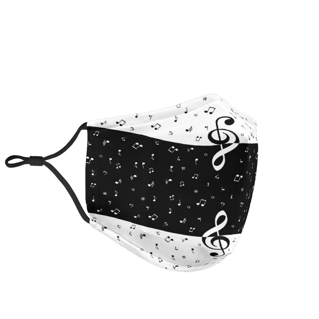 Musical Notes Face Mask - { shop_name }} - Review