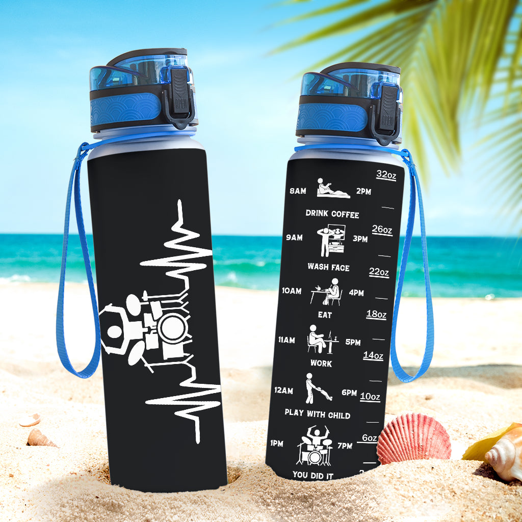 Drum Heartbeat Hydro Tracking Bottle