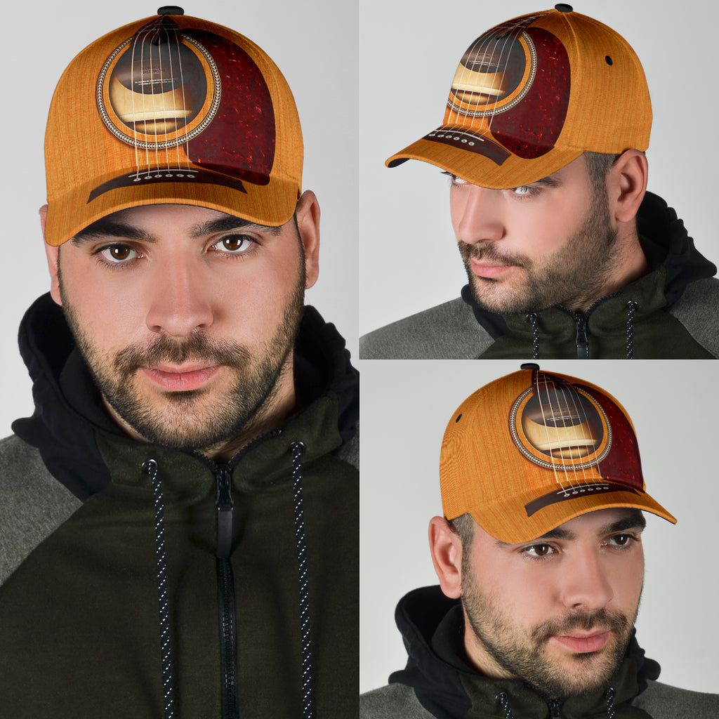 Wooden Guitar Classic Cap