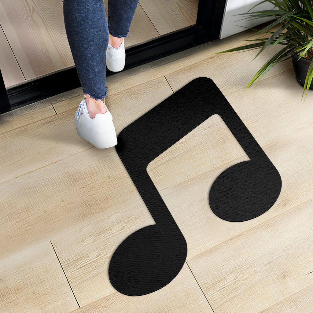 Eight Notes Shape Door Mat