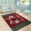 Drum Christmas Snowflake Area Rug