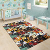 Guitars Area Rug