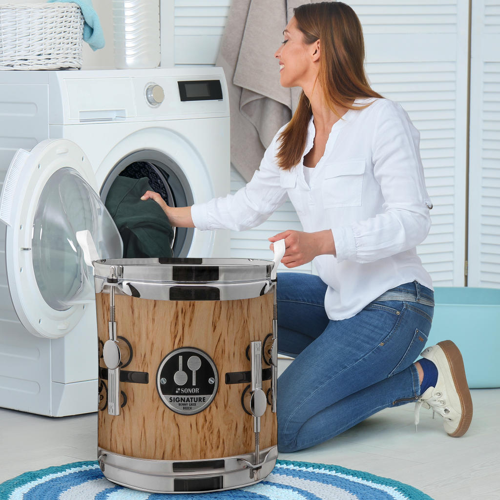 Limited Edition Metal Snare Drum Laundry Basket