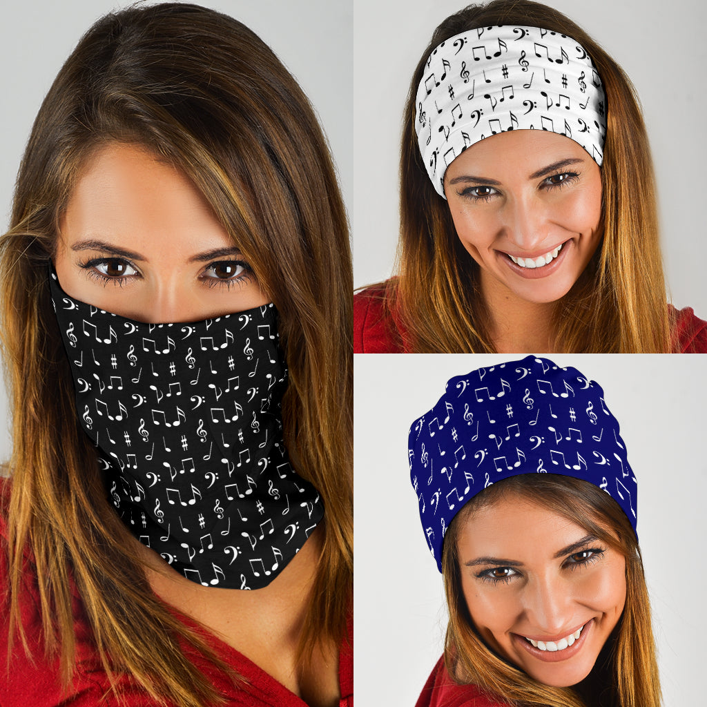 Music Notes Art Bandana 3-Pack