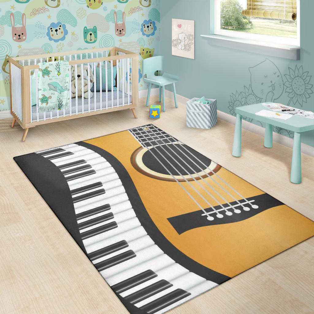 Piano and Guitar Area Rug