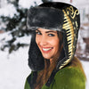 Piano Art Musical Notes Trapper Hat