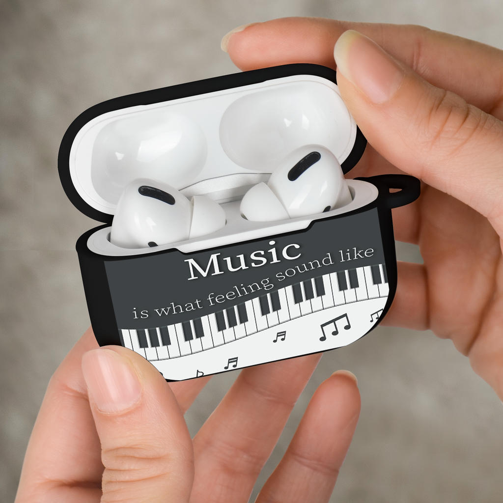 Piano Keys AirPods Case Cover