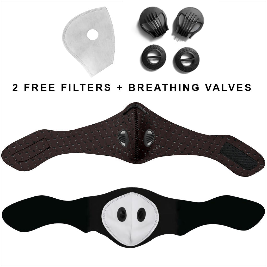 Stunning Music Notes Premium Face Mask