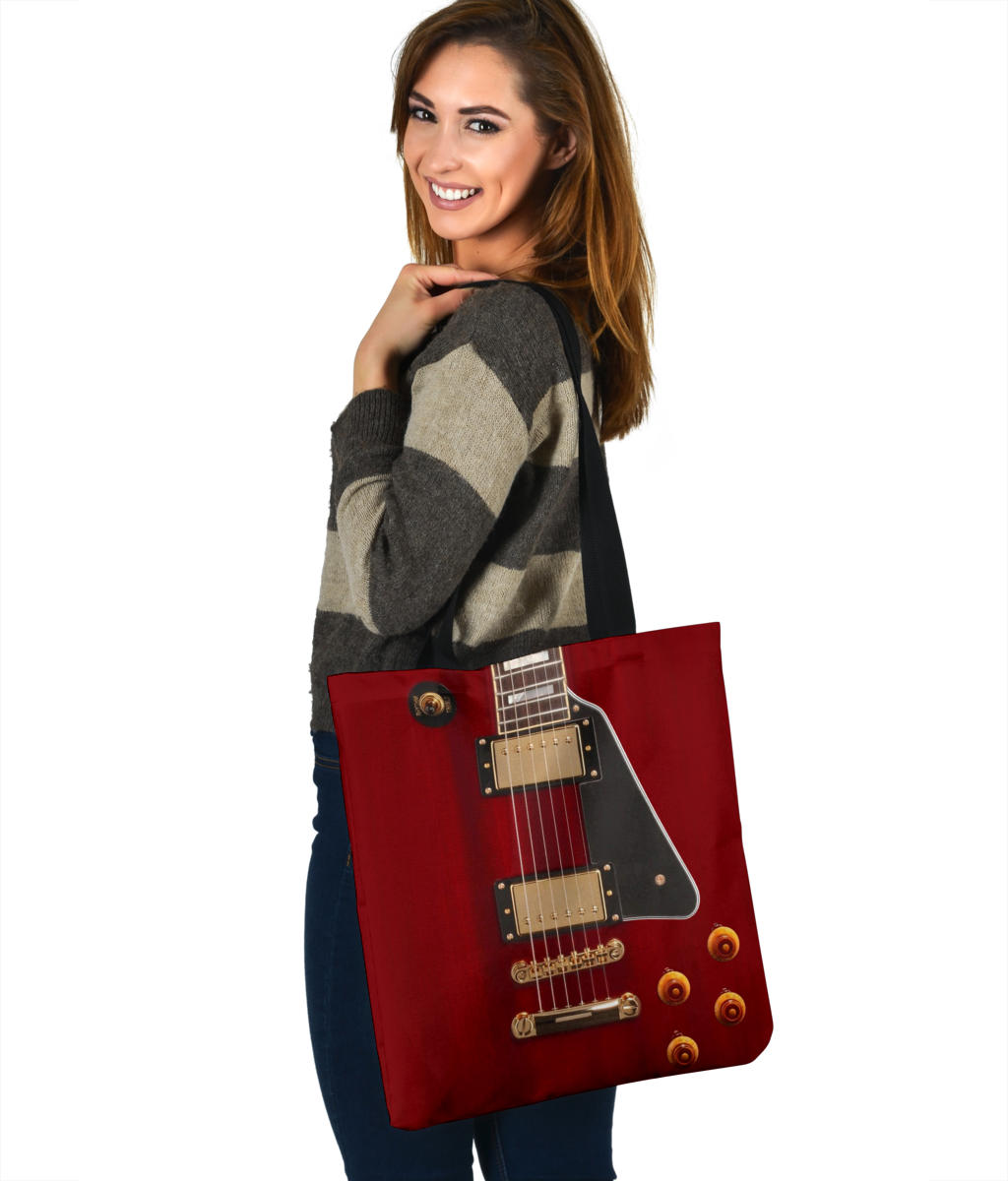 Anniversary Guitar Tote Bag - { shop_name }} - Review