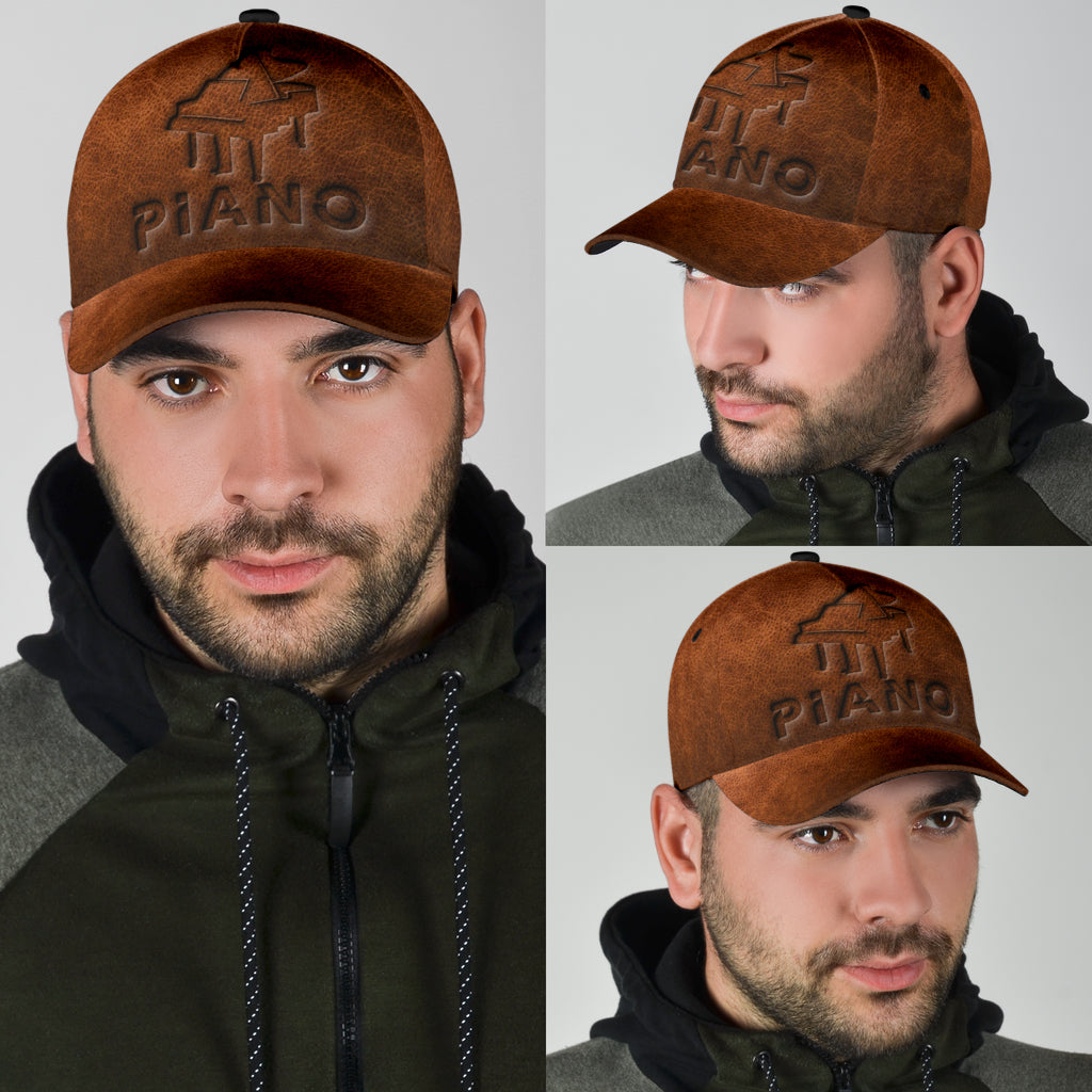 Piano Leather Classic Cap
