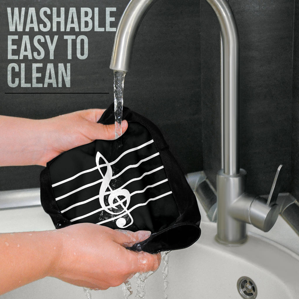 Treble Clef Headrest Covers