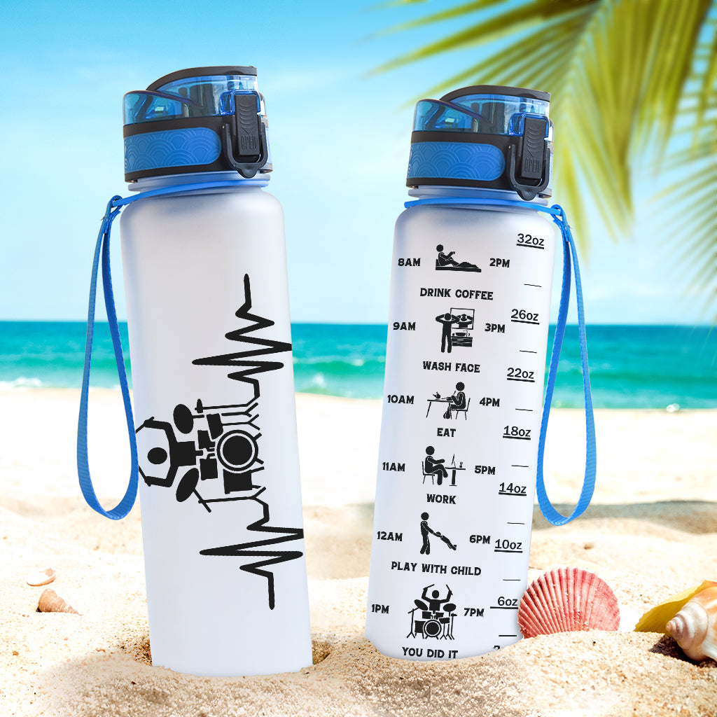 Drum Heartbeat Hydro Tracking Bottle