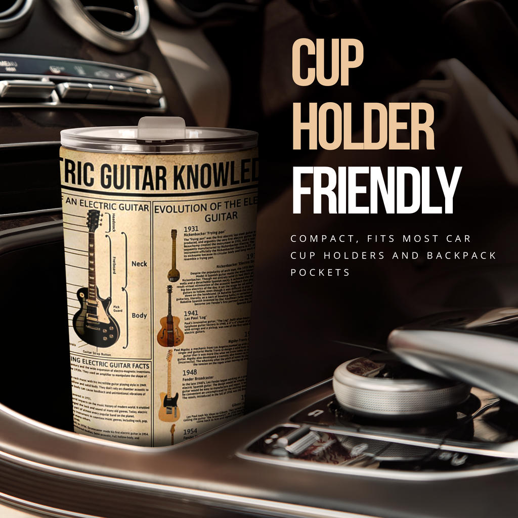 Electric Guitar Knowledge Tumbler