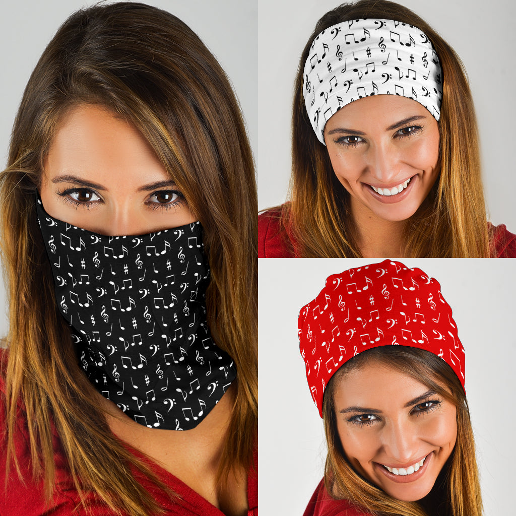 Musical Notes Art Bandana 3-Pack