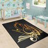 Music Art Leather Rug