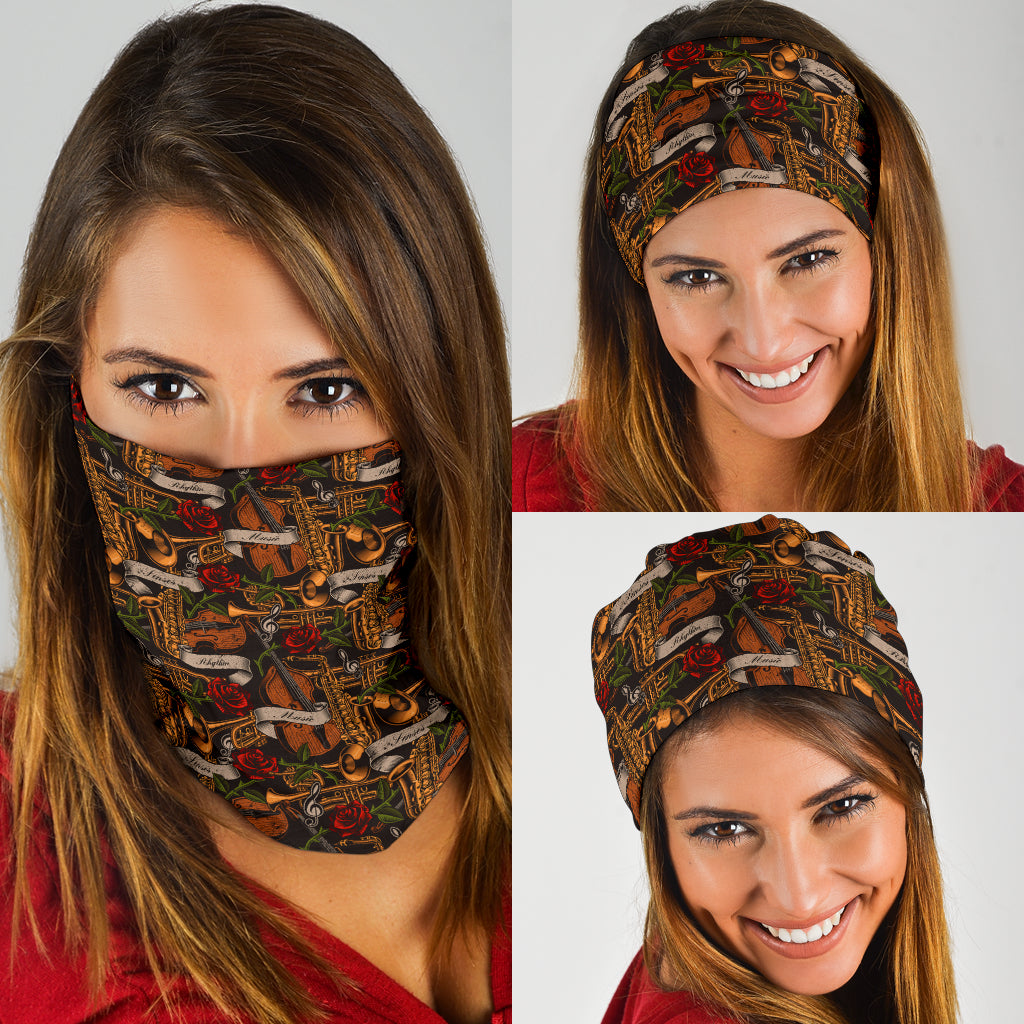 Music Instruments Bandana 3-Pack