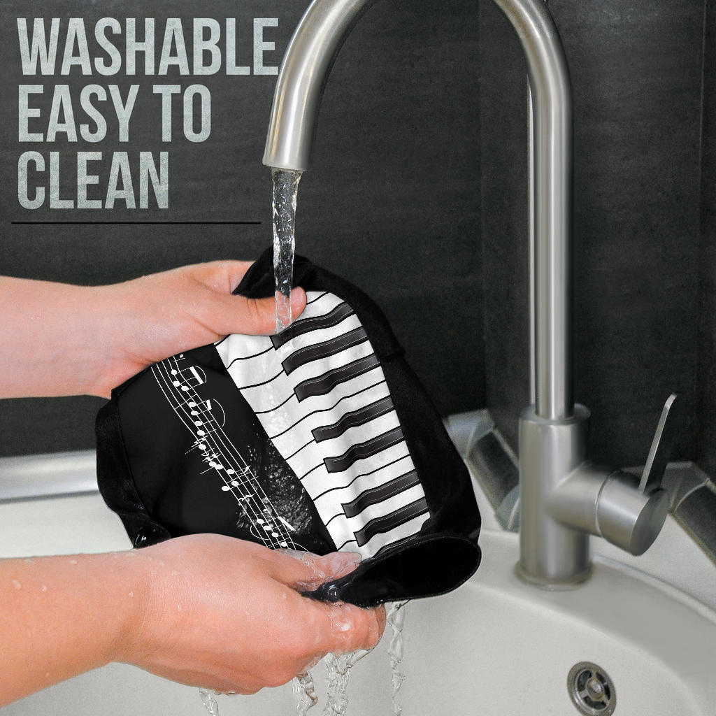 Piano Keys Music Headrest Covers