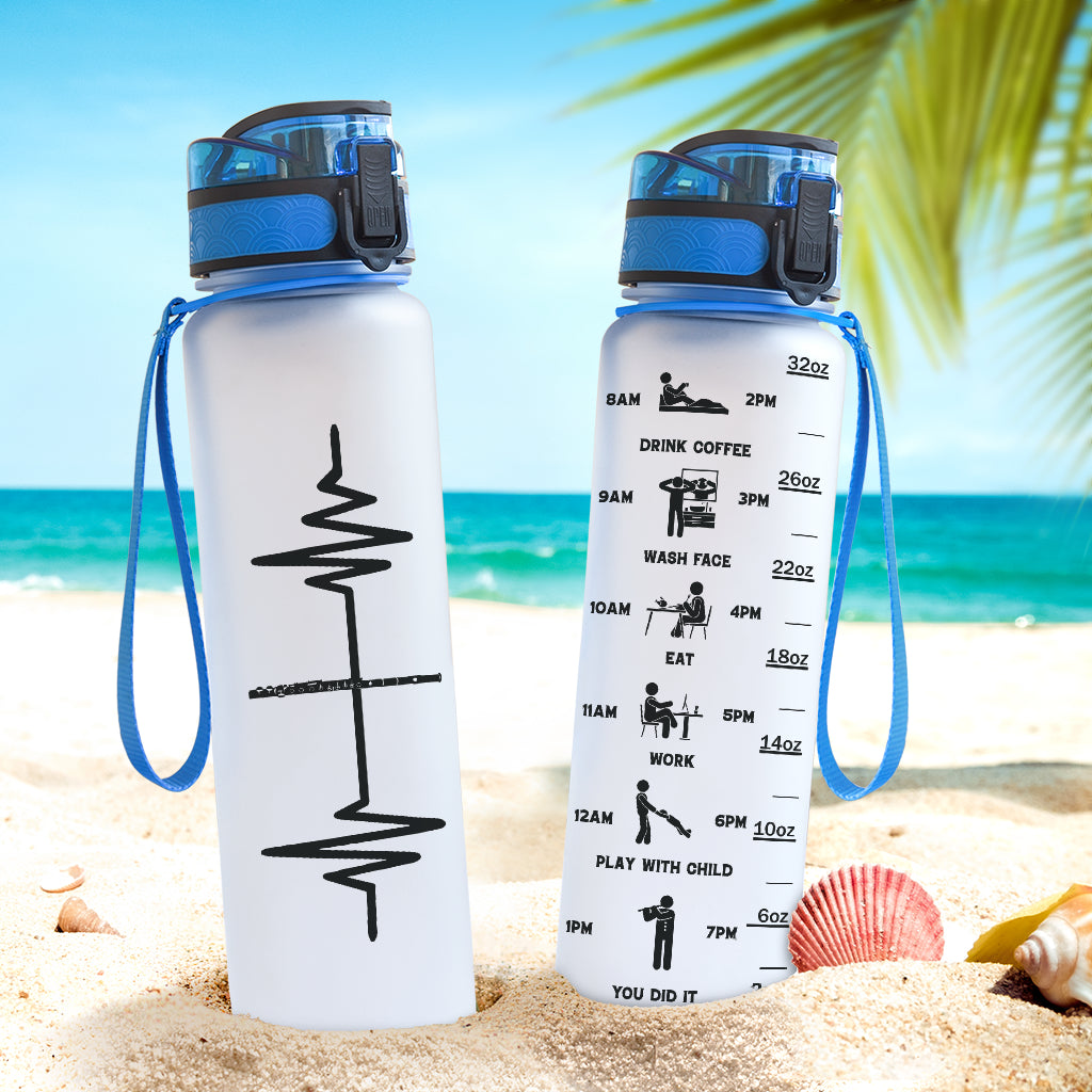 Flute Heartbeat Hydro Tracking Bottle