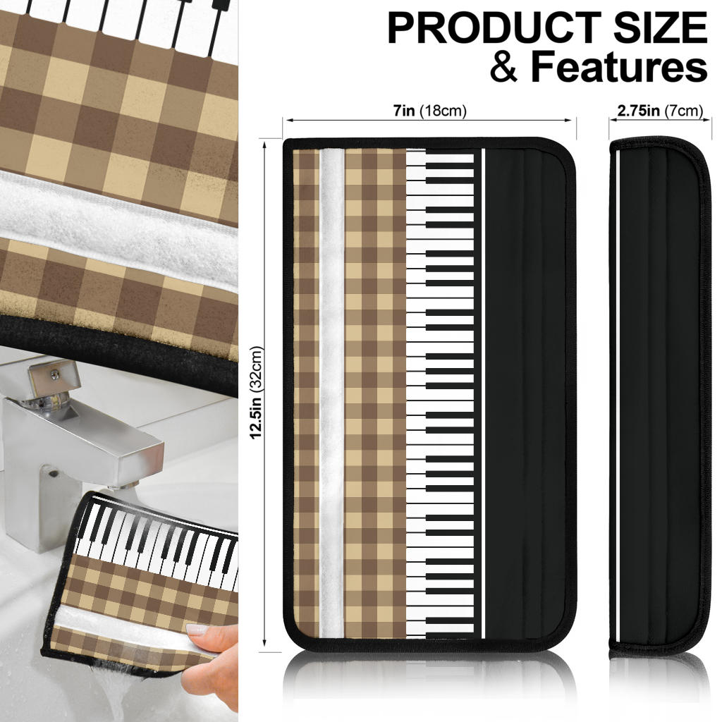 Awesome Piano Keys Seat Belt Covers