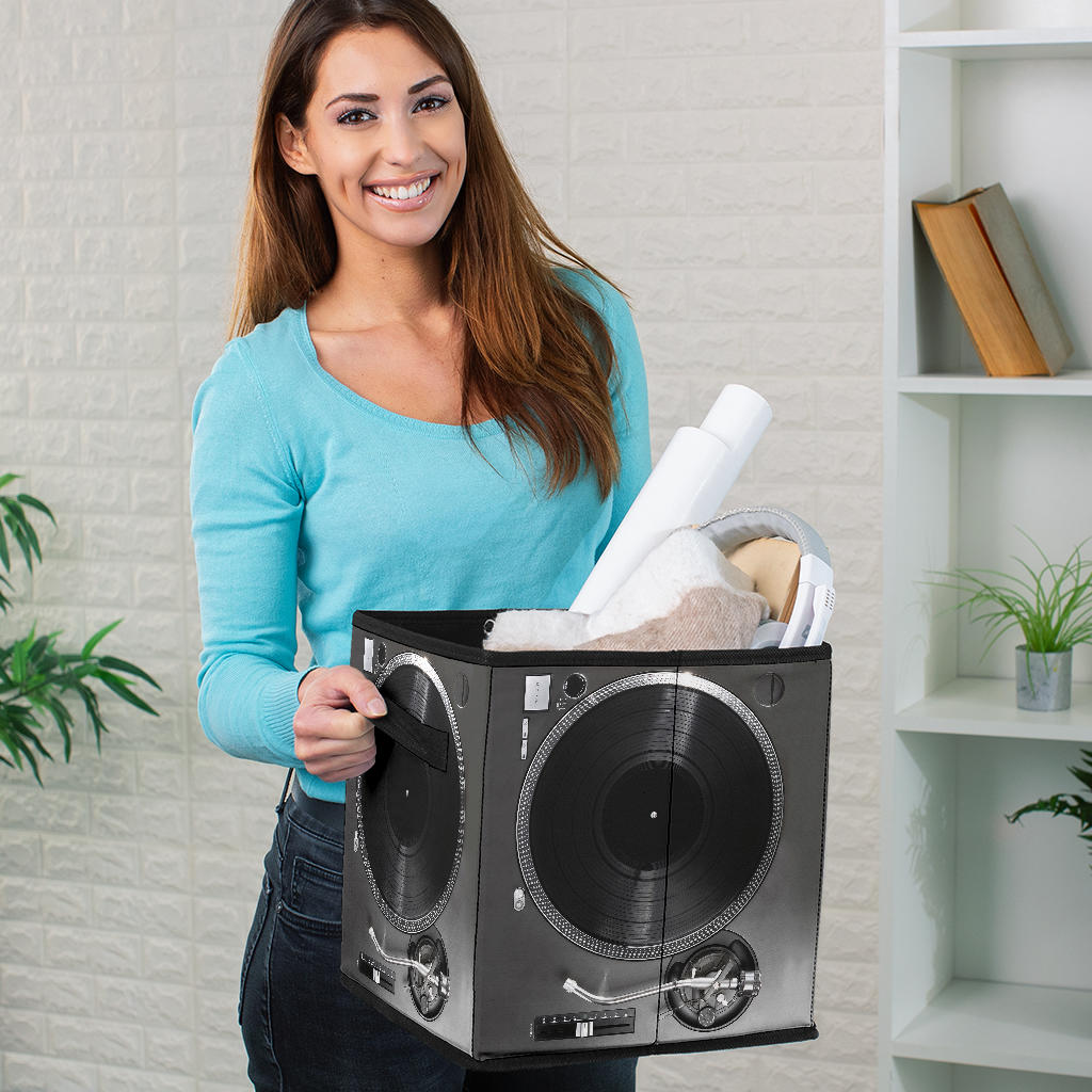 Vinyl Record Storage Cube