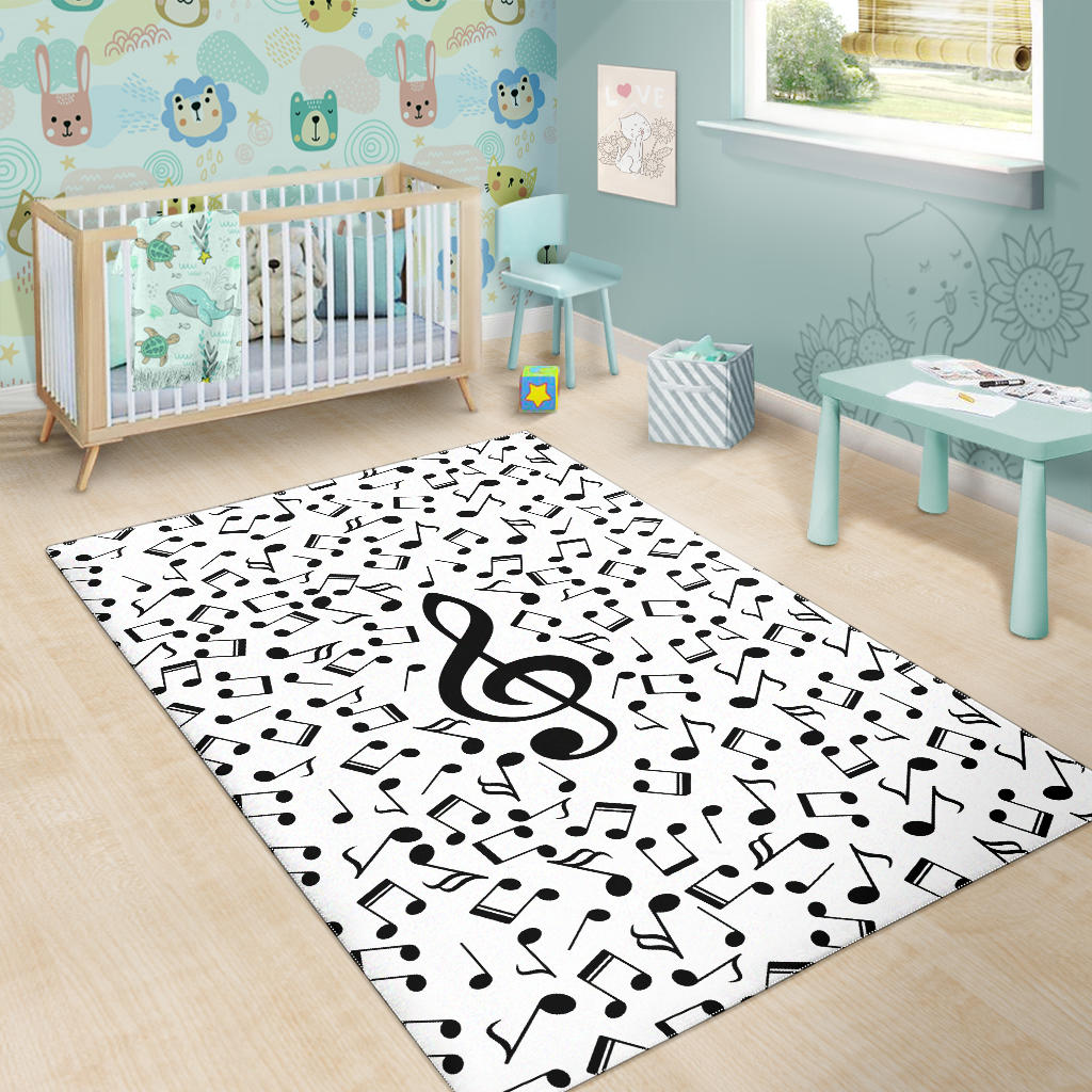 Musical Notes Area Rug