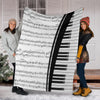 Sheet Musical Notes Blanket