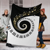 Piano Art Music Premium Blanket