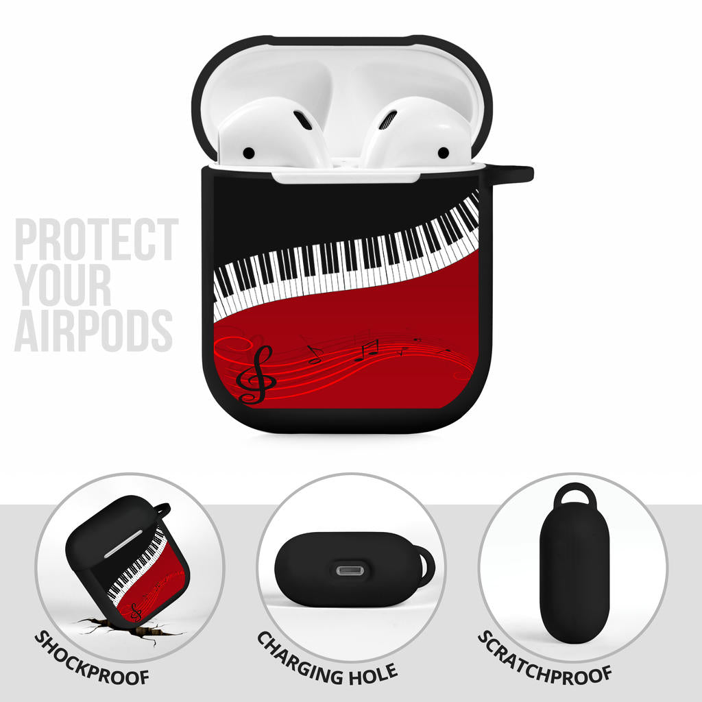 Piano Art AirPods Case