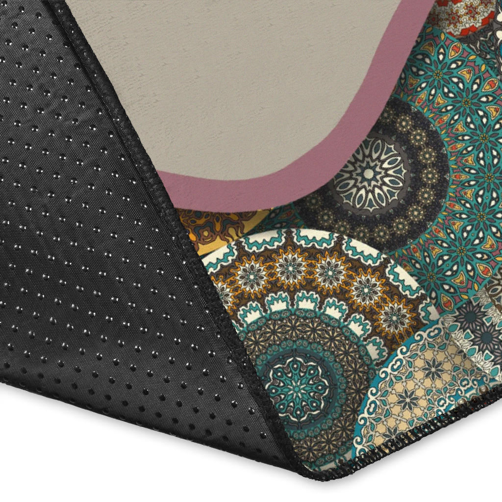 Violin Mandala Area Rug