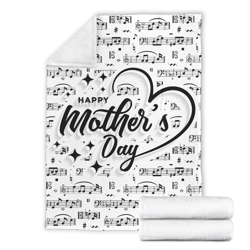 Musical Notes Mother Day's Blanket