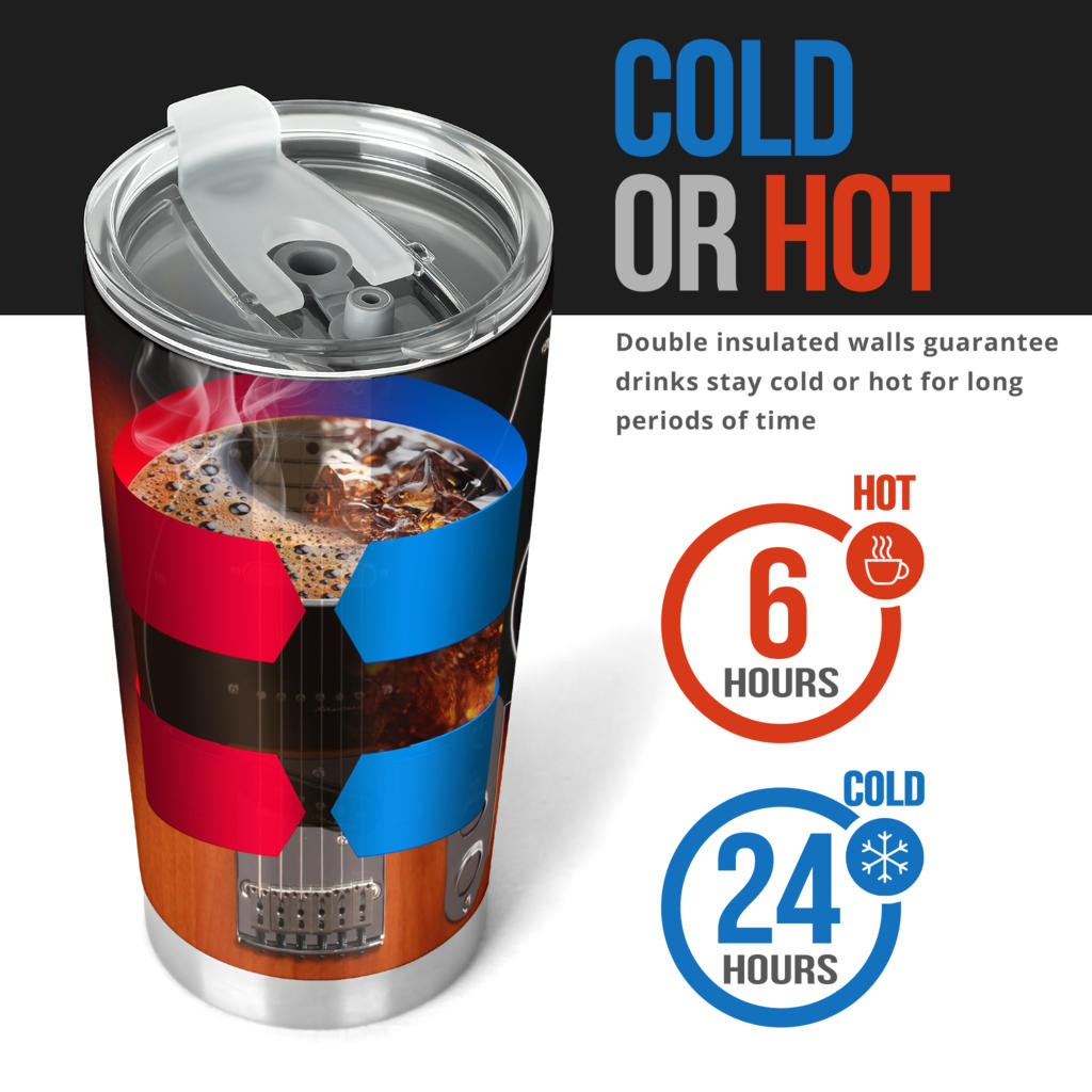 Electric Guitar Tumbler