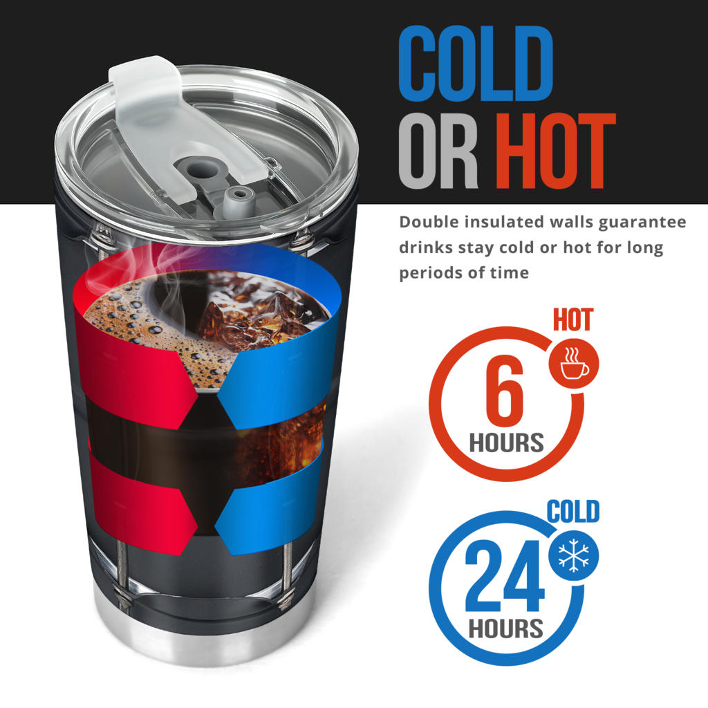 Black Snare Drum Tumbler