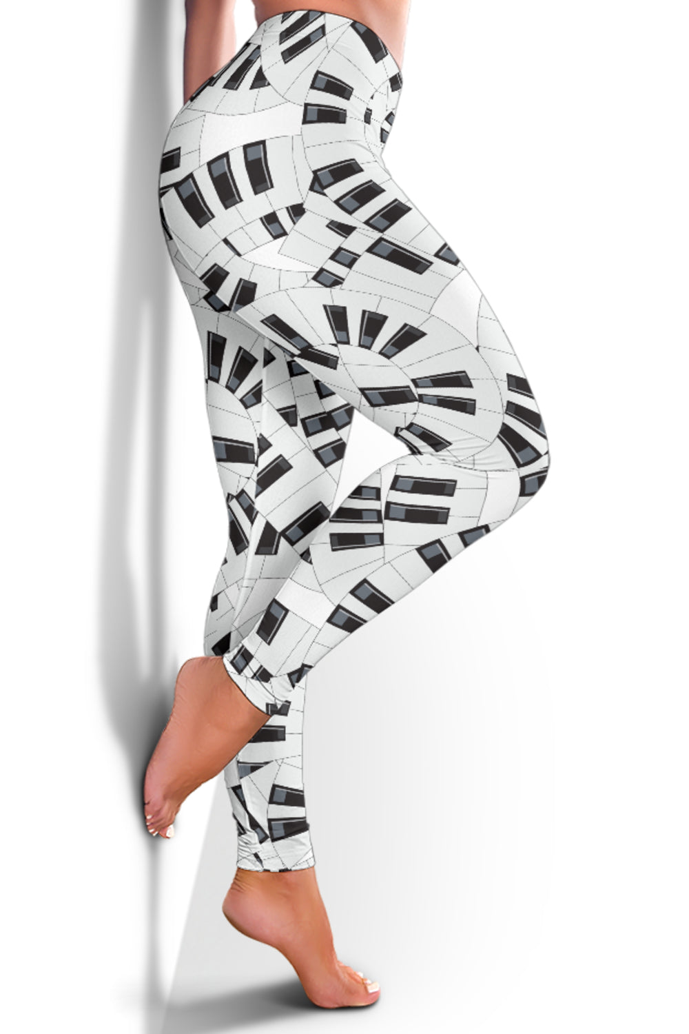 Piano White Women's Leggings