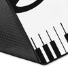 Piano Keys Treble Clef Rug