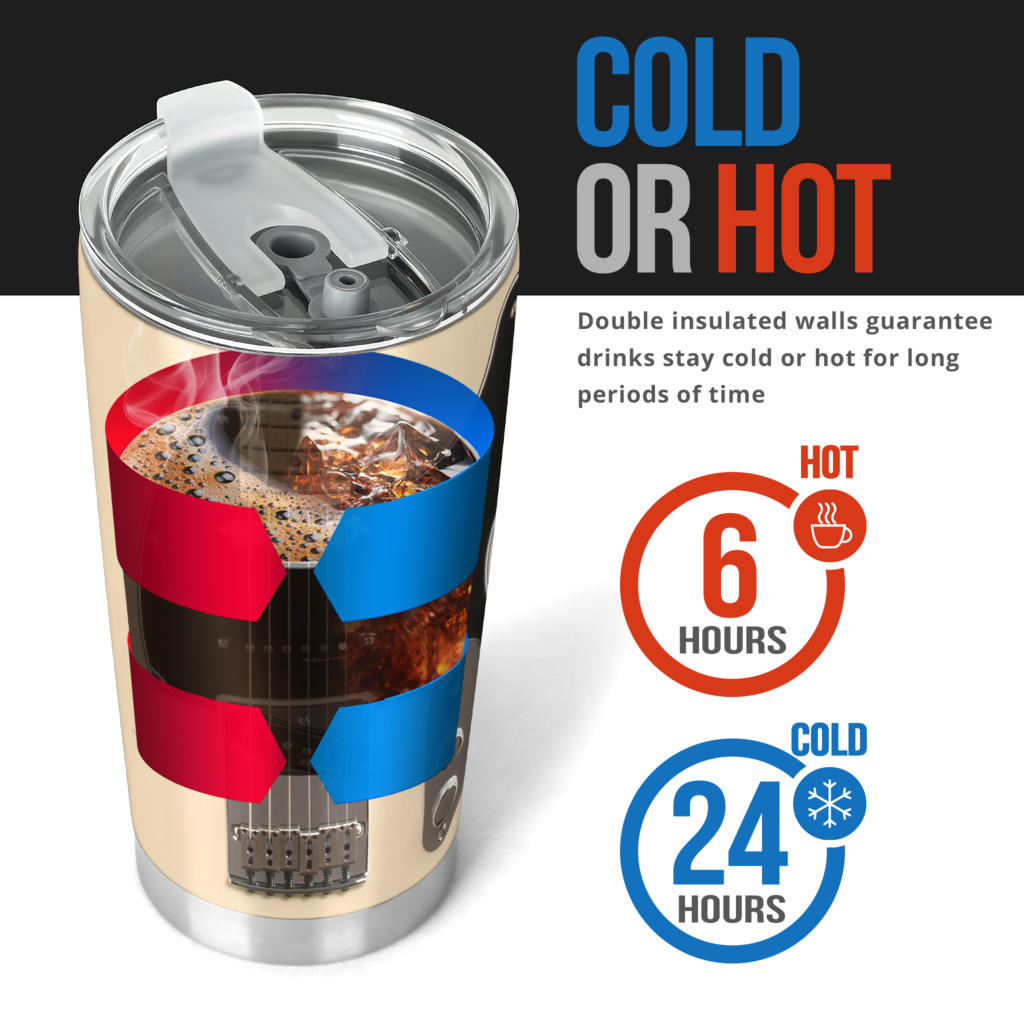 Superb Electric Guitar Tumbler